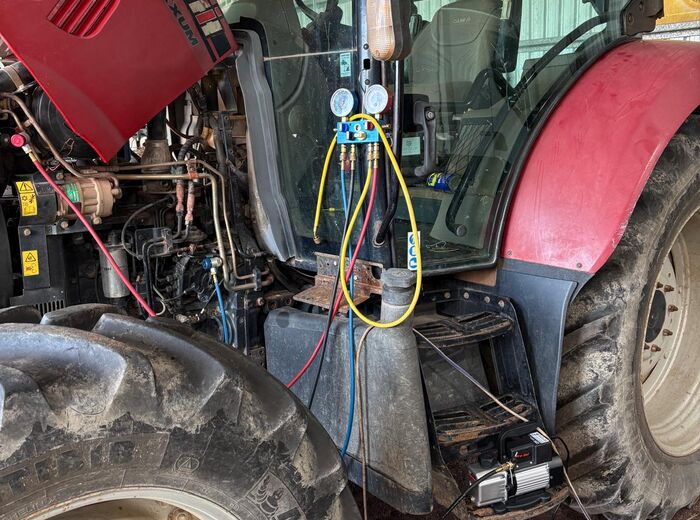 Agricultural tractor serviced by NQME